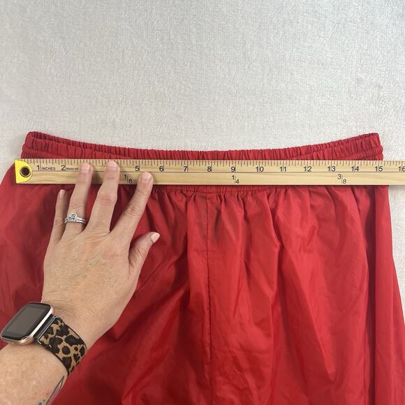 Helly Hansen L Large Rain Pants Red Packable Nylon Water Resistant Pull On - Picture 12 of 16